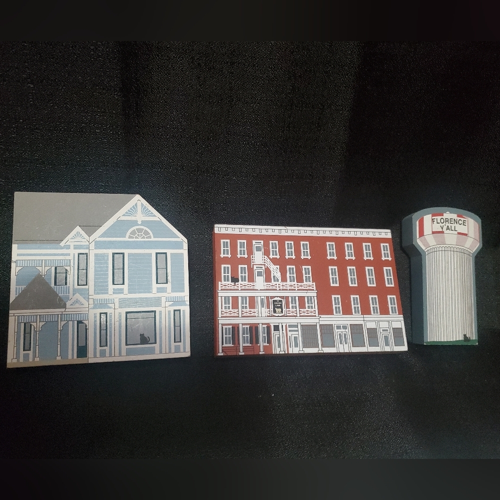 The Cats Meow Village Series Set of 3